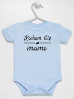 napis kocham cię mamo body z krótkim rękawem kolor błękitny 147 napis kocham cię mamo body z krótkim rękawem kolor błękitny 147