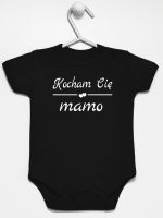 napis kocham cię mamo body z krótkim rękawem kolor czarny 147 napis kocham cię mamo body z krótkim rękawem kolor czarny 147