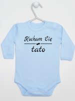 napis kocham cię tato body z długim rękawem kolor błękitny 148 napis kocham cię tato body z długim rękawem kolor błękitny 148