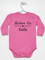 napis kocham cię tato body z długim rękawem kolor ciemny różowy 148 napis kocham cię tato body z długim rękawem kolor ciemny różowy 148