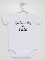 napis kocham cię tato body z krótkim rękawem kolor biały 148 napis kocham cię tato body z krótkim rękawem kolor biały 148