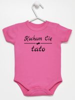 napis kocham cię tato body z krótkim rękawem kolor ciemny rózowy 148 napis kocham cię tato body z krótkim rękawem kolor ciemny rózowy 148