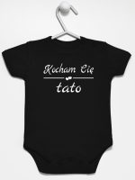 napis kocham cię tato body z krótkim rękawem kolor czarny 148 napis kocham cię tato body z krótkim rękawem kolor czarny 148