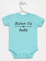 napis kocham cię tato body z krótkim rękawem kolor miętowy 148 napis kocham cię tato body z krótkim rękawem kolor miętowy 148