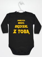 niech moc będzie z tobą body z długim rękawem kolor czarny 163 niech moc będzie z tobą body z długim rękawem kolor czarny 163