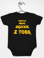 niech moc będzie z tobą body z krótkim rękawem kolor czarny 163 niech moc będzie z tobą body z krótkim rękawem kolor czarny 163