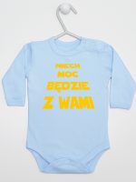 niech moc będzie z wami body z długim rękawem kolor błękitny 162 niech moc będzie z wami body z długim rękawem kolor błękitny 162