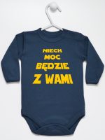 niech moc będzie z wami body z długim rękawem kolor granatowy 162 niech moc będzie z wami body z długim rękawem kolor granatowy 162