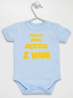 niech moc będzie z wami body z krótkim rękawem kolor błękitny 162 niech moc będzie z wami body z krótkim rękawem kolor błękitny 162