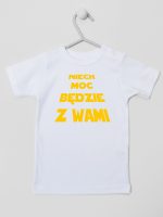 niech moc będzie z wami koszulka z krótkim rękawem kolor biały 162
