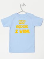 niech moc będzie z wami koszulka z krótkim rękawem kolor błękitny 162