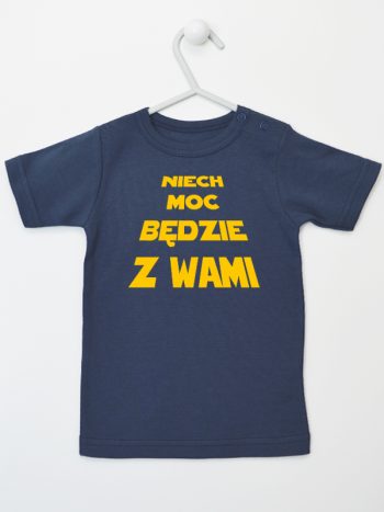 niech moc będzie z wami koszulka z krótkim rękawem kolor granatowy 162