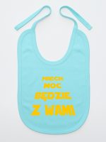 niech moc będzie z wami śliniak niemowlęcy kolor miętowy 162