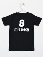 osiem miesięcy koszulka z krótkim rękawem kolor czarny 020