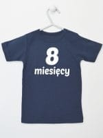 osiem miesięcy koszulka z krótkim rękawem kolor granatowy 020