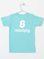 osiem miesięcy koszulka z krótkim rękawem kolor miętowy 020