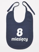 osiem miesięcy śliniak niemowlęcy kolor granatowy 020