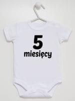 pięć miesięcy body z krótkim rękawem kolor biały 017