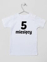 pięć miesięcy koszulka z krótkim rękawem kolor biały 017