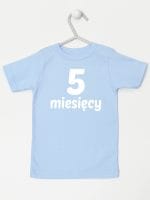 pięć miesięcy koszulka z krótkim rękawem kolor błękitny 017