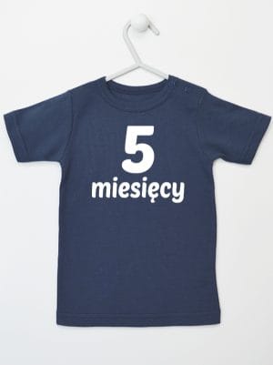 pięć miesięcy koszulka z krótkim rękawem kolor granatowy 017