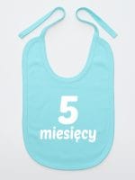 pięć miesięcy śliniak niemowlęcy kolor miętowy 017