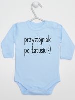 przystojniak po tattusiu body z długim rękawem kolor błękitny 086 przystojniak po tattusiu body z długim rękawem kolor błękitny 086