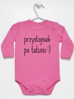 przystojniak po tattusiu body z długim rękawem kolor ciemny różowy 086 przystojniak po tattusiu body z długim rękawem kolor ciemny różowy 086