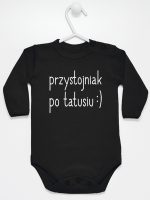 przystojniak po tattusiu body z długim rękawem kolor czarny 086 przystojniak po tattusiu body z długim rękawem kolor czarny 086