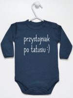 przystojniak po tattusiu body z długim rękawem kolor granatowy 086 przystojniak po tattusiu body z długim rękawem kolor granatowy 086