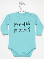przystojniak po tattusiu body z długim rękawem kolor miętowy 086 przystojniak po tattusiu body z długim rękawem kolor miętowy 086