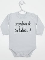 przystojniak po tattusiu body z długim rękawem kolor szary 086 przystojniak po tattusiu body z długim rękawem kolor szary 086