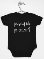 przystojniak po tattusiu body z krótkim rękawem kolor czarny 086 przystojniak po tattusiu body z krótkim rękawem kolor czarny 086