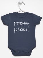 przystojniak po tattusiu body z krótkim rękawem kolor granatowy 086 przystojniak po tattusiu body z krótkim rękawem kolor granatowy 086