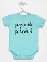 przystojniak po tattusiu body z krótkim rękawem kolor miętowy 086 przystojniak po tattusiu body z krótkim rękawem kolor miętowy 086