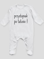 przystojniak po tattusiu pajacyk śpioszek ze stópkami 086