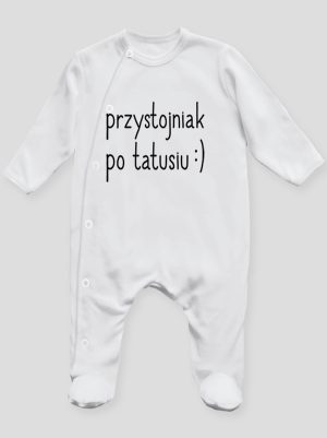 przystojniak po tattusiu pajacyk śpioszek ze stópkami 086