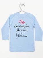 serduszko mamusi i tatusia koszulka z długim rękawem kolor błękitny 236 serduszko mamusi i tatusia koszulka z długim rękawem kolor błękitny 236