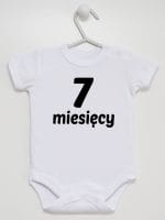 siedem miesięcy body z krótkim rękawem kolor biały 019