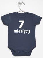 siedem miesięcy body z krótkim rękawem kolor granatowy 019