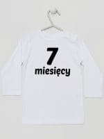 siedem miesięcy koszulka z długim rękawem kolor biały 019
