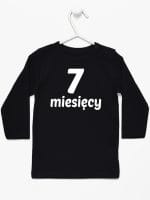 siedem miesięcy koszulka z długim rękawem kolor czarny 019