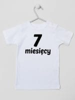 siedem miesięcy koszulka z krótkim rękawem kolor biały 019