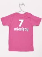 siedem miesięcy koszulka z krótkim rękawem kolor ciemny różowy 019