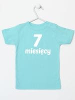 siedem miesięcy koszulka z krótkim rękawem kolor miętowy 019