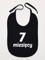 siedem miesięcy śliniak niemowlęcy kolor czarny 019