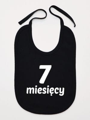 siedem miesięcy śliniak niemowlęcy kolor czarny 019