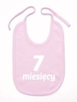 siedem miesięcy śliniak niemowlęcy kolor różowy 019