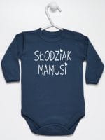 słodziak mamusi body z długim rękawem kolor granatowy 066