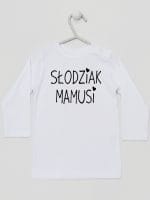 słodziak mamusi koszulka z długim rękawem kolor biały 066